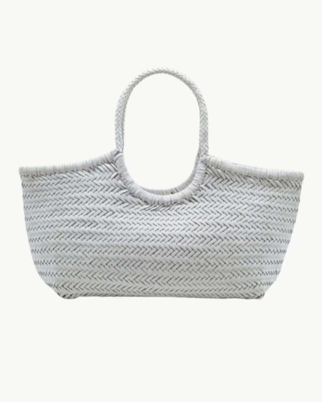 NANTUCKET BASKET BIG IN WHITE - Romi Boutique