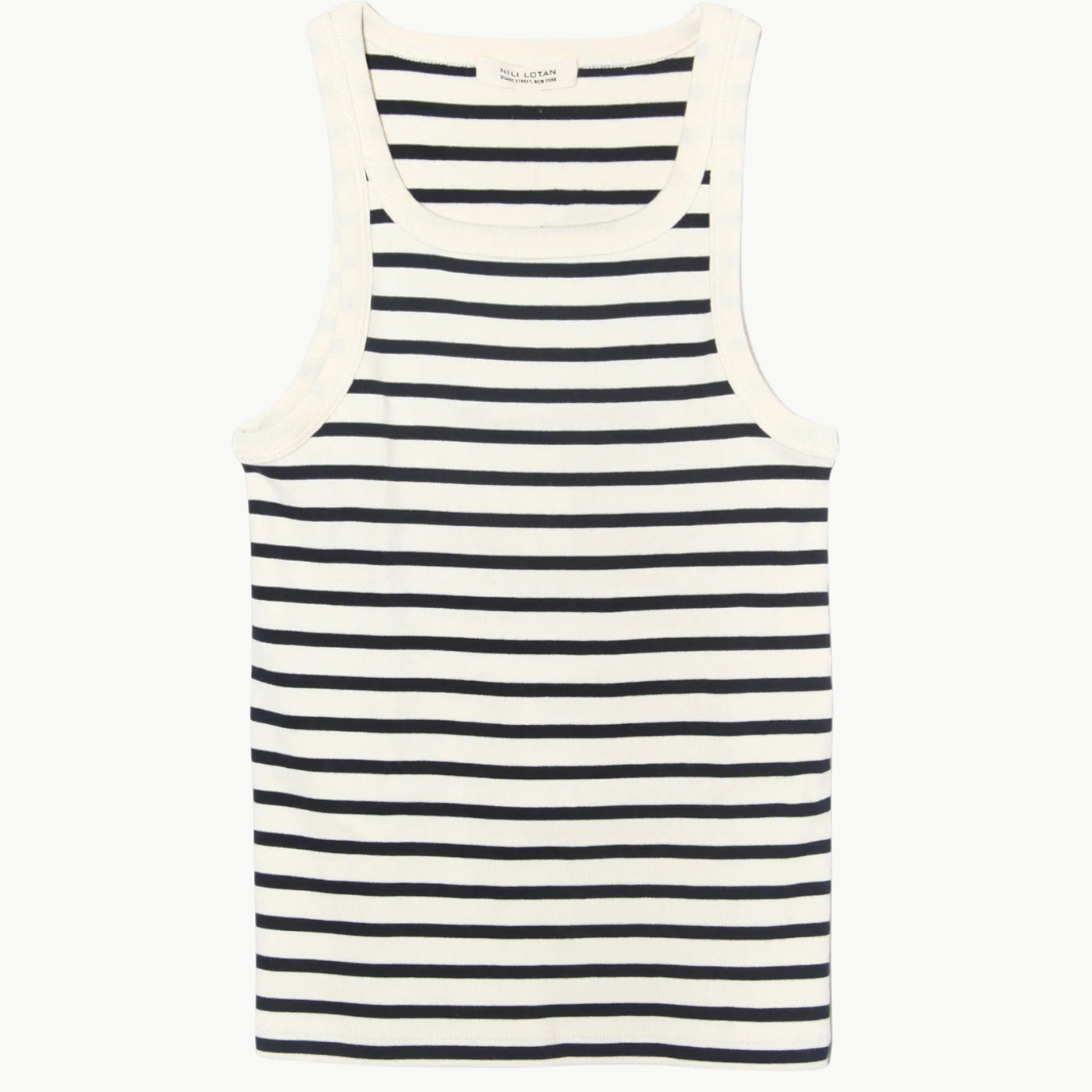 Nili Lotan Jennifer Rib Tank at Romi Boutique