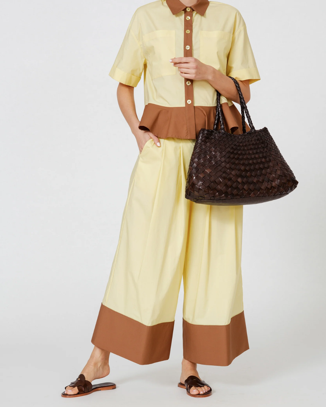 Dragon Diffusion SANTA CROCE BIG IN DARK BROWN at Romi Boutique