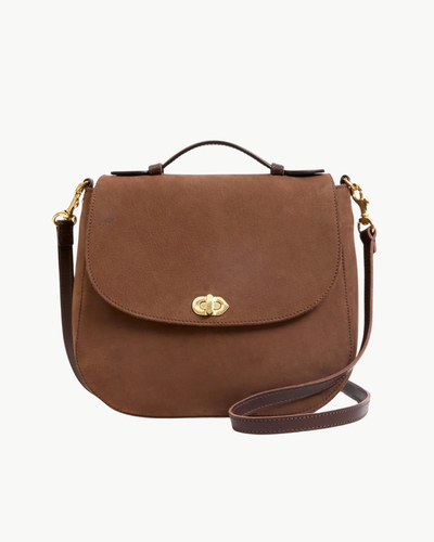 TURNLOCK LOUIS W/ TOP HANDLE IN CHOCO BAR