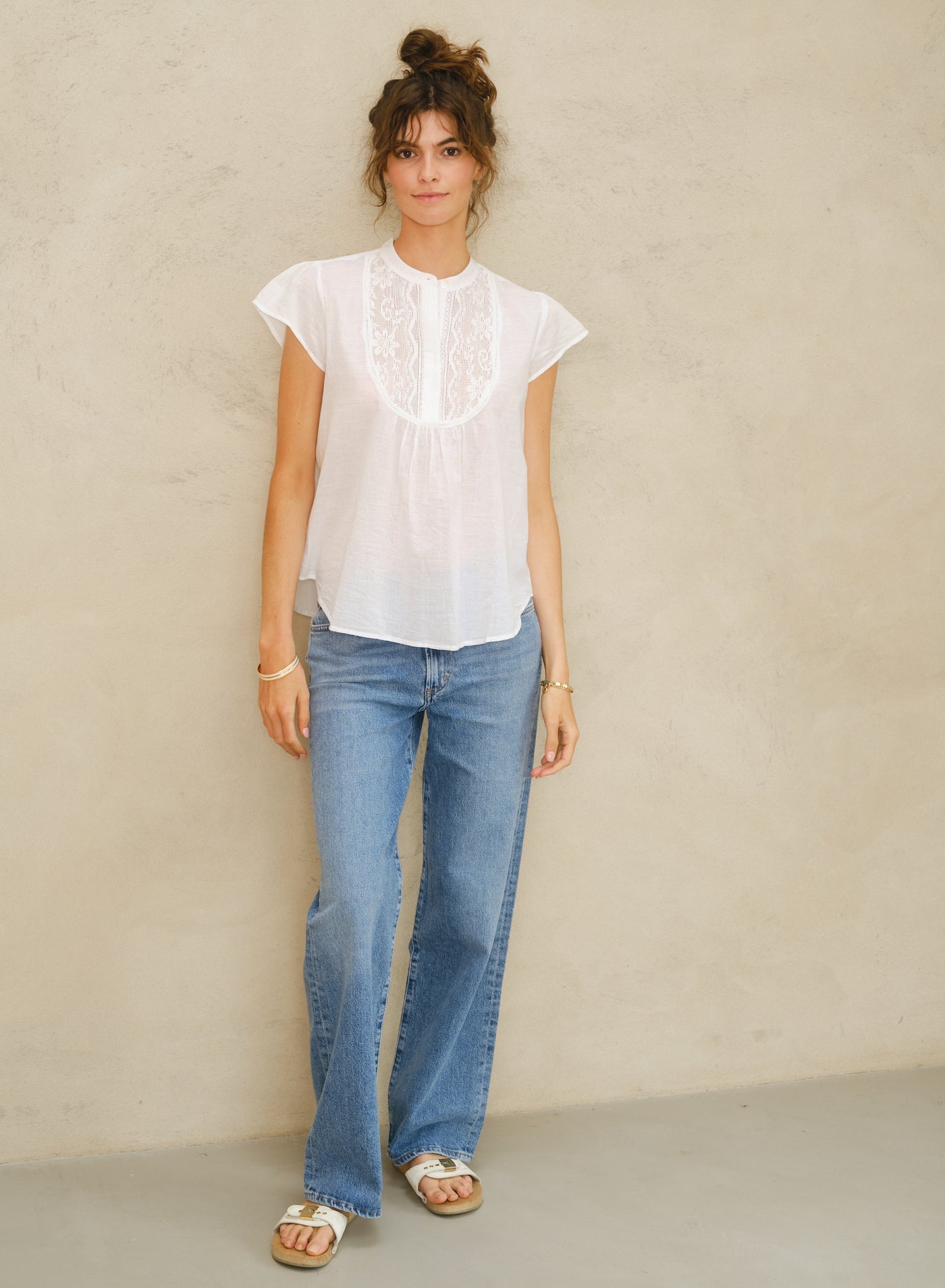 FREYA TOP IN WHITE