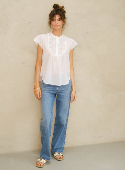 FREYA TOP IN WHITE