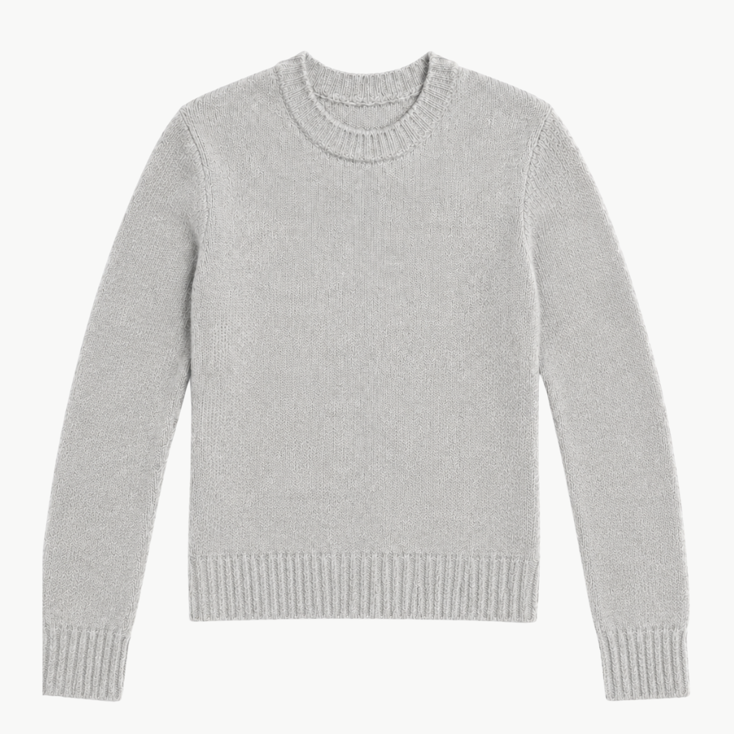Cashmere Shrunken Crew