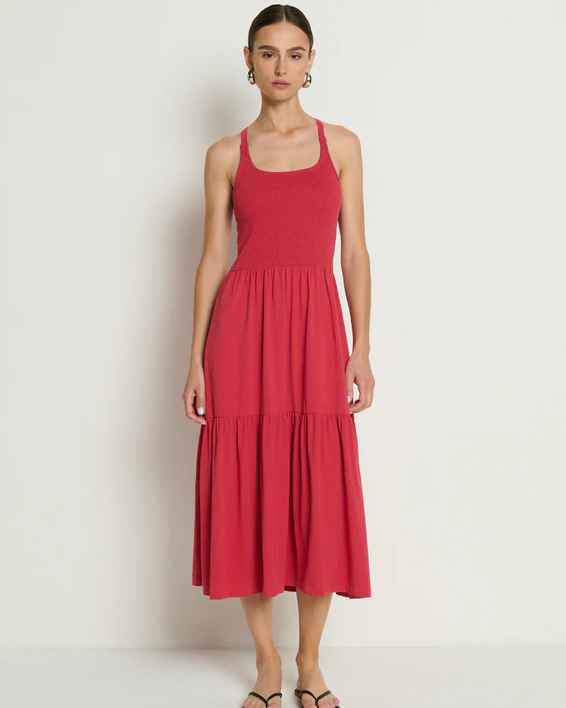 Penelope Cross Back Midi Dress