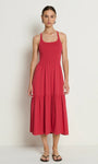 Nation Penelope Cross Back Midi Dress at Romi Boutique