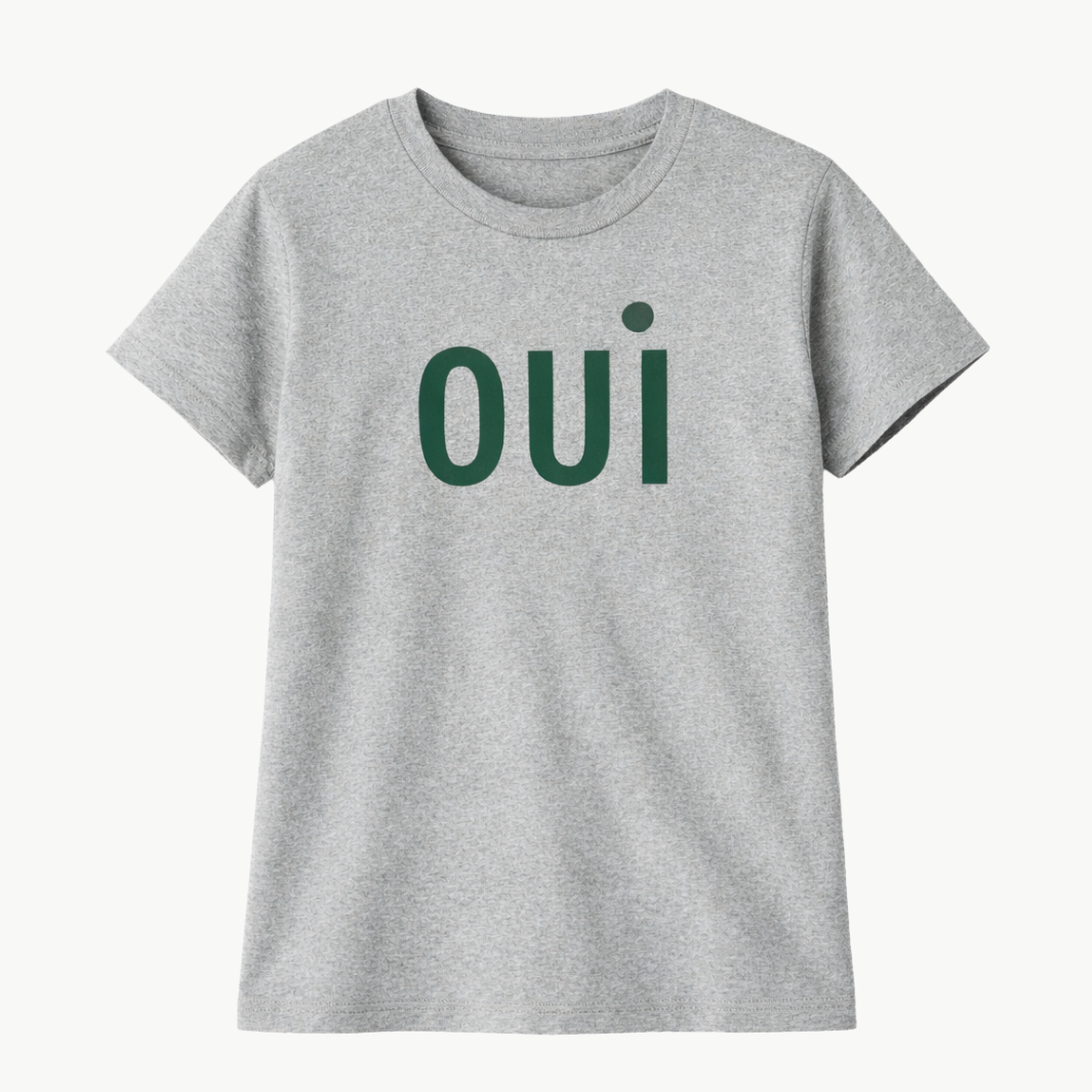 Clare V OUI CLASSIC TEE at Romi Boutique