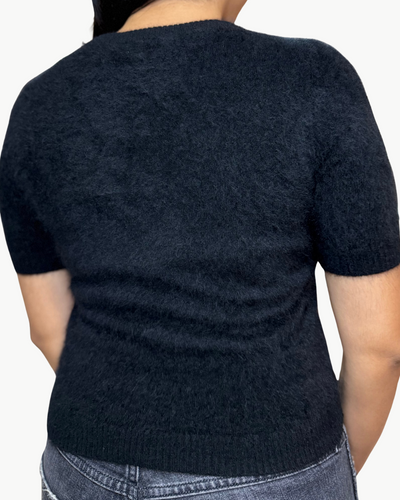 CROPPED CREW IN NIGHT - Romi Boutique