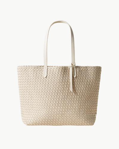 JETSETTER SMALL TOTE IN ECRU - Romi Boutique
