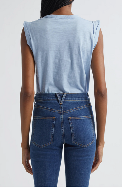 DREE MUSCLE TEE IN BLUEBELL