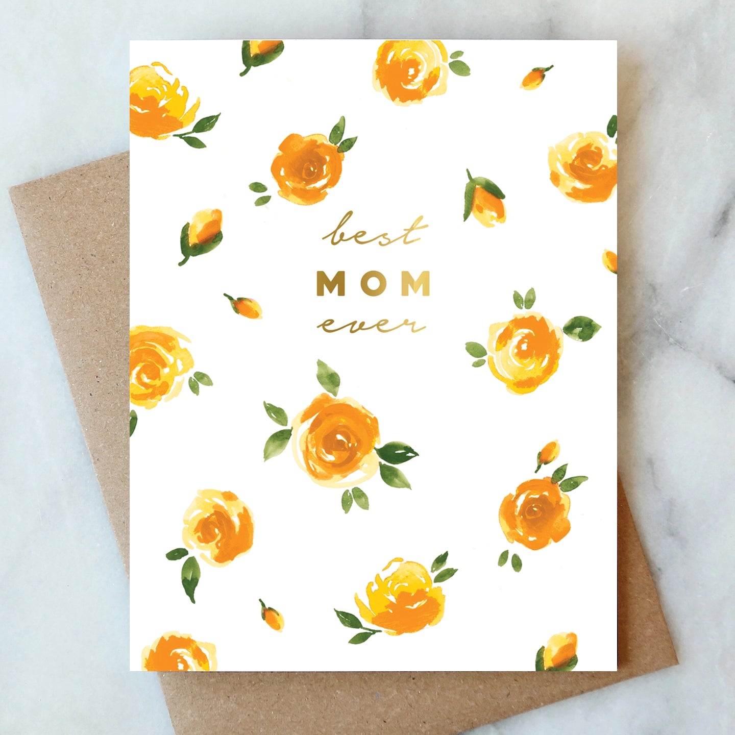 Abigail Jayne Design Best Mom Ever Roses Greeting Card at Romi Boutique