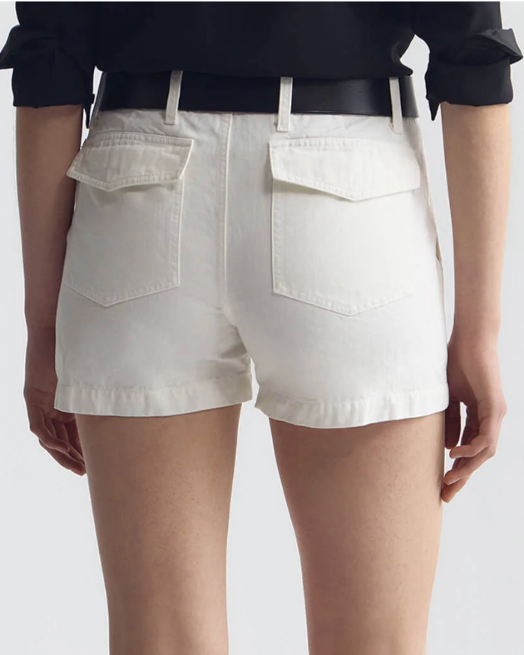 Nili Lotan Utility Herringbone Short at Romi Boutique