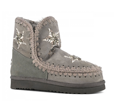 ESKIMO STARS AND RHINESTONES IN CHARCOAL