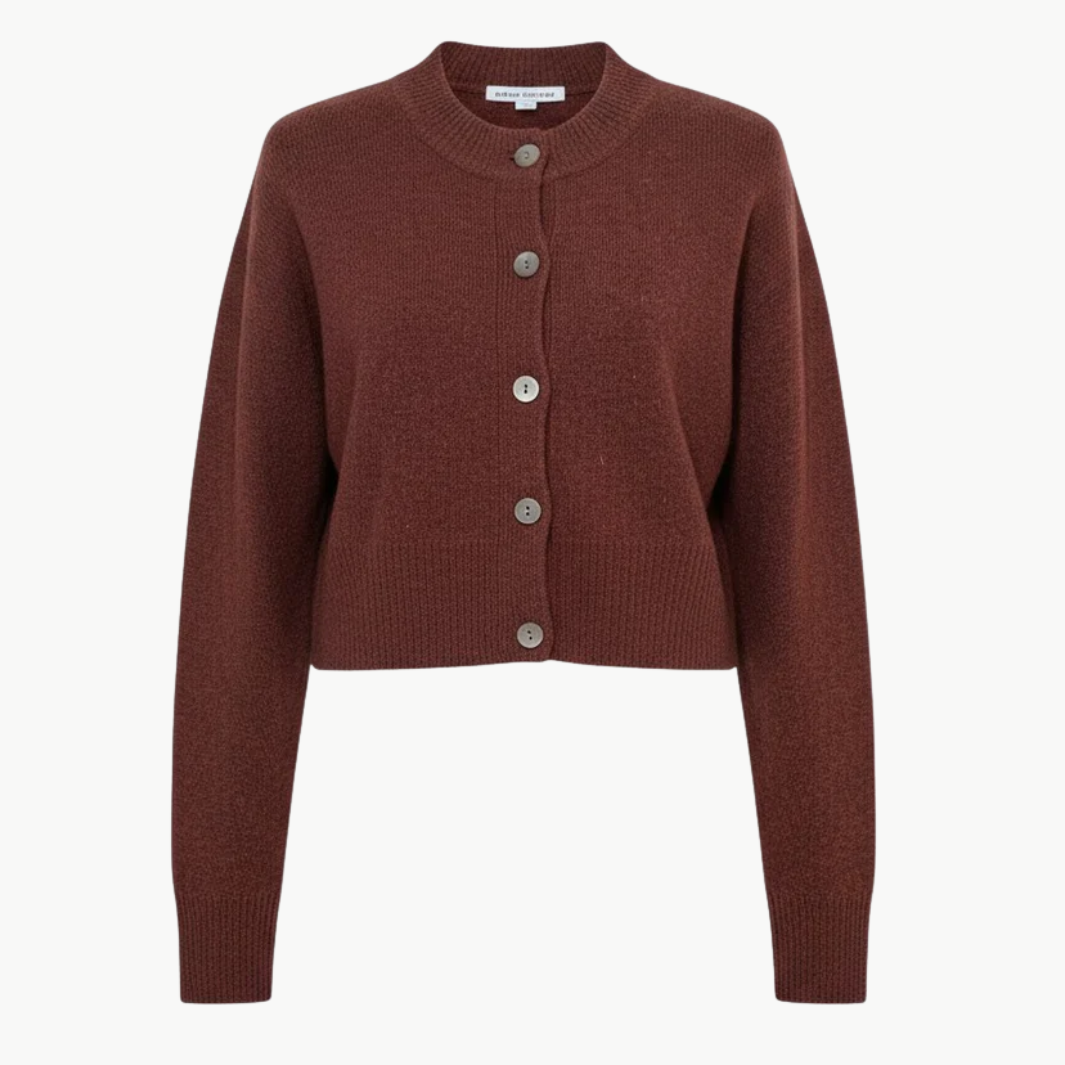 Autumn Cashmere CROPPED CARDIGAN at Romi Boutique