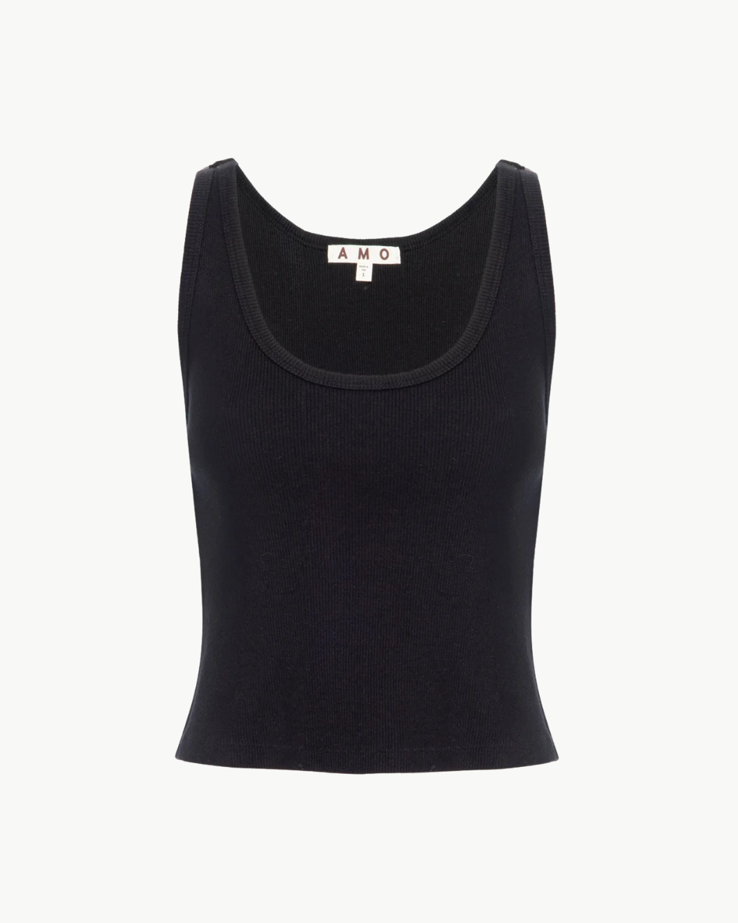 Amo CROP RIB TANK at Romi Boutique