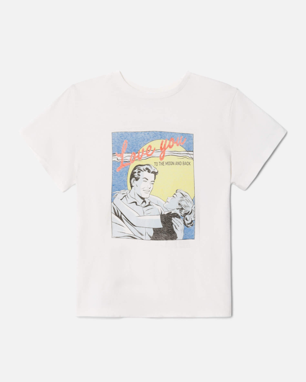 CLASSIC "TO THE MOON" TEE IN VINTAGE WHITE
