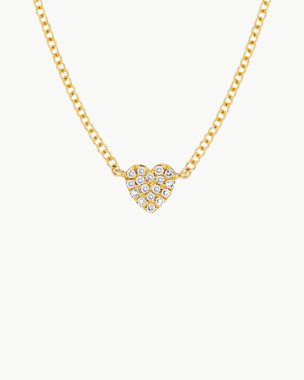 Baby Diamond Heart Necklace