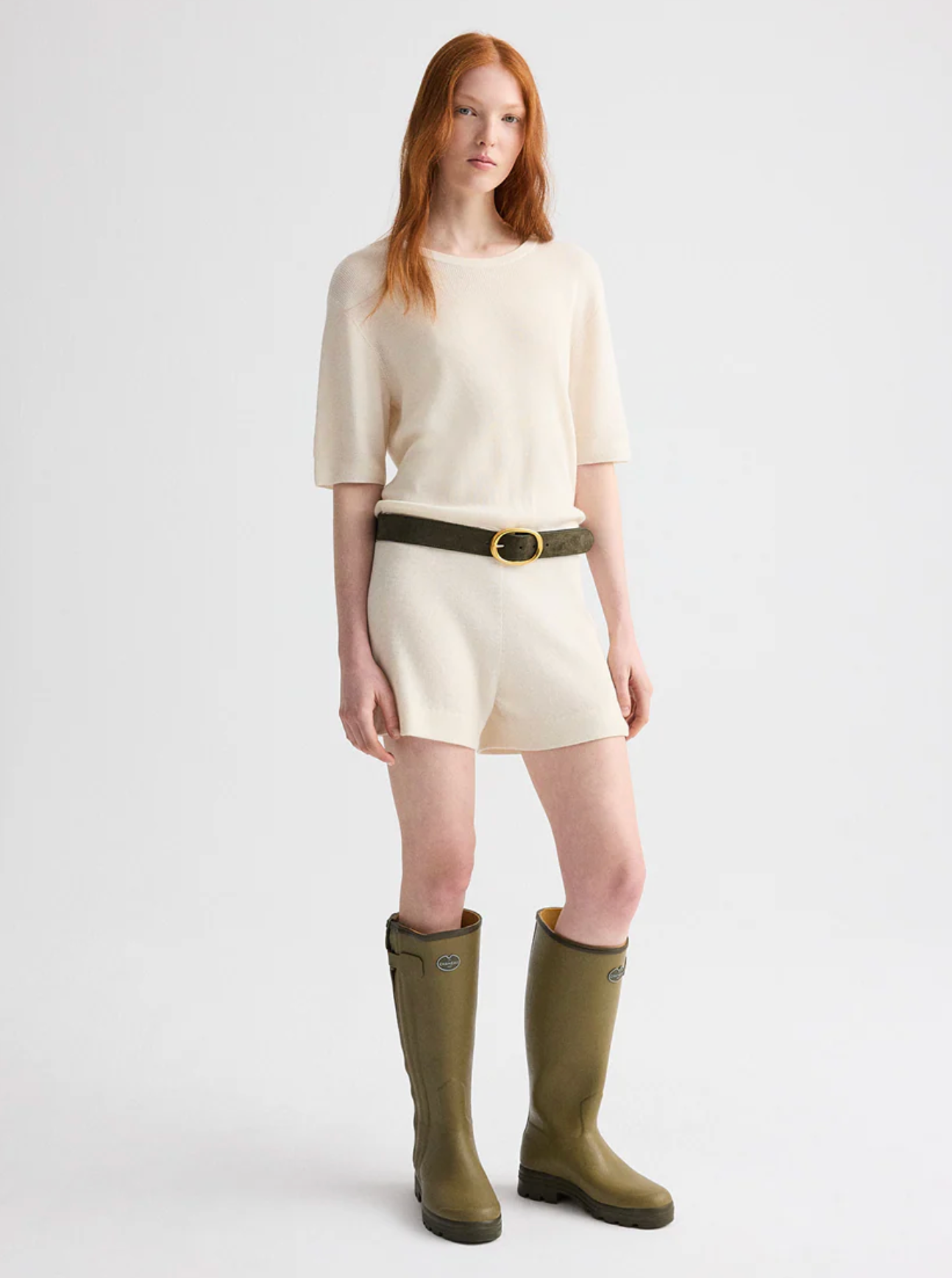 TWP WIDE SUEDE BELT at Romi Boutique