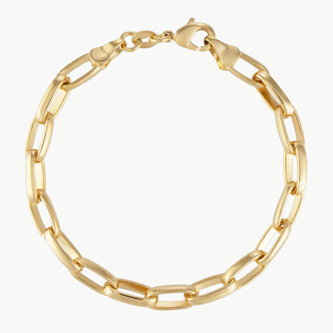 Alexa Leigh OVAL LINK BRACELET at Romi Boutique