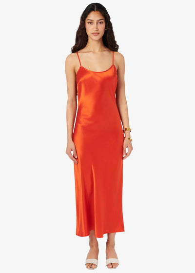 POMONA DRESS IN TIGERLILY