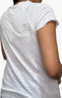 Hartford TELCY KNIT T-SHIRT IN WHITE at Romi Boutique