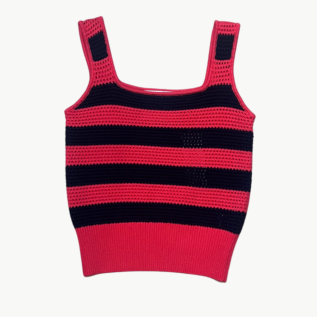 525 Saylor Square Neck Tank at Romi Boutique