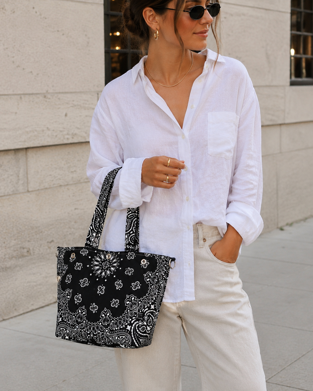 Call It By Your Name Mini Tote at Romi Boutique