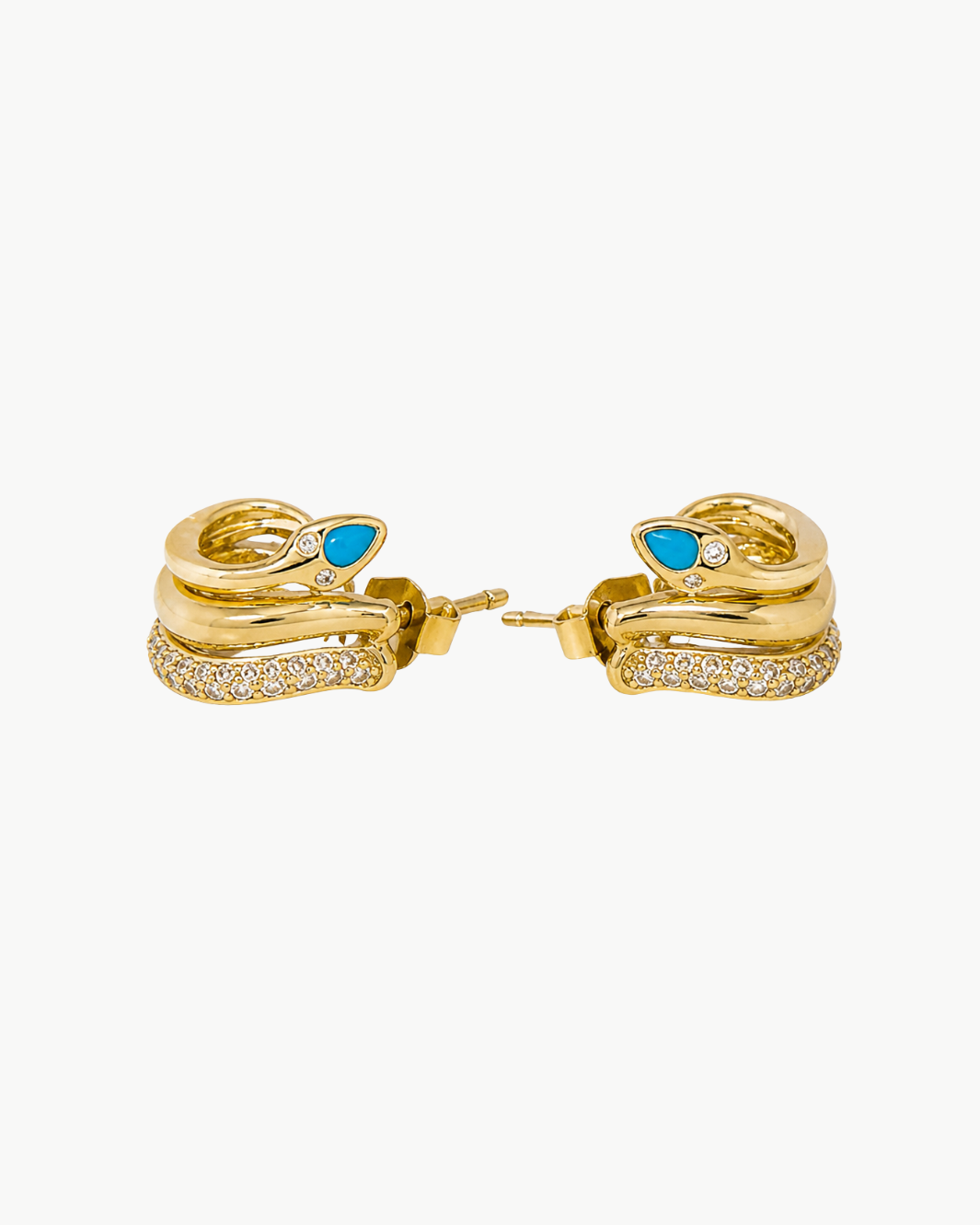 Native Gem Slither Snake Huggies at Romi Boutique