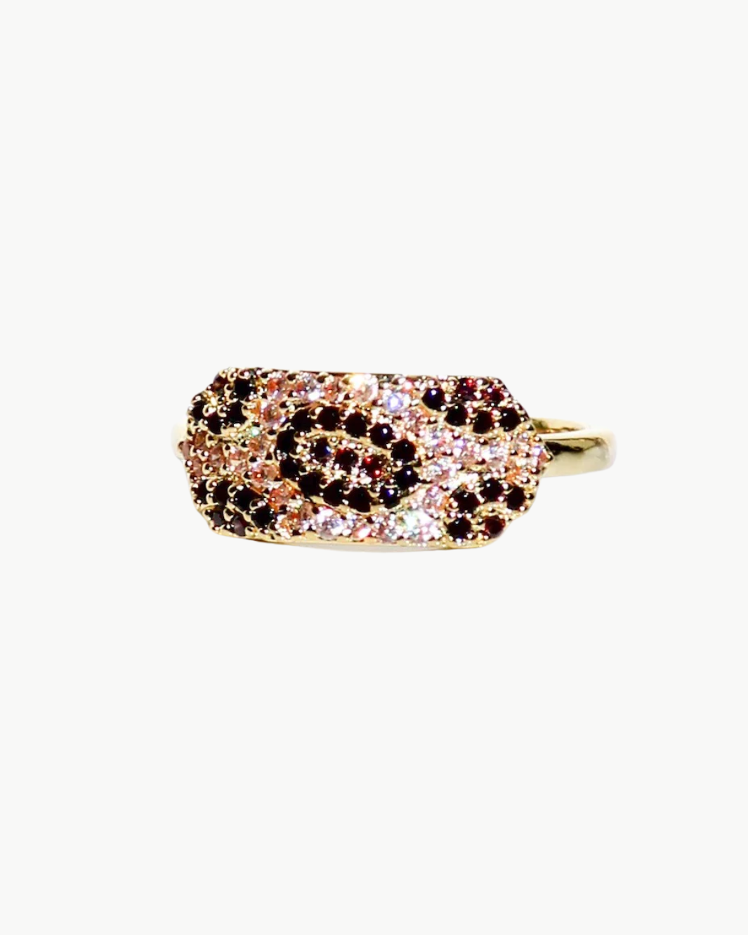 Native Gem ID RING IN LEOPARD at Romi Boutique