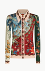 FARM Rio Lunar Boho Buttoned Collared Shirt at Romi Boutique