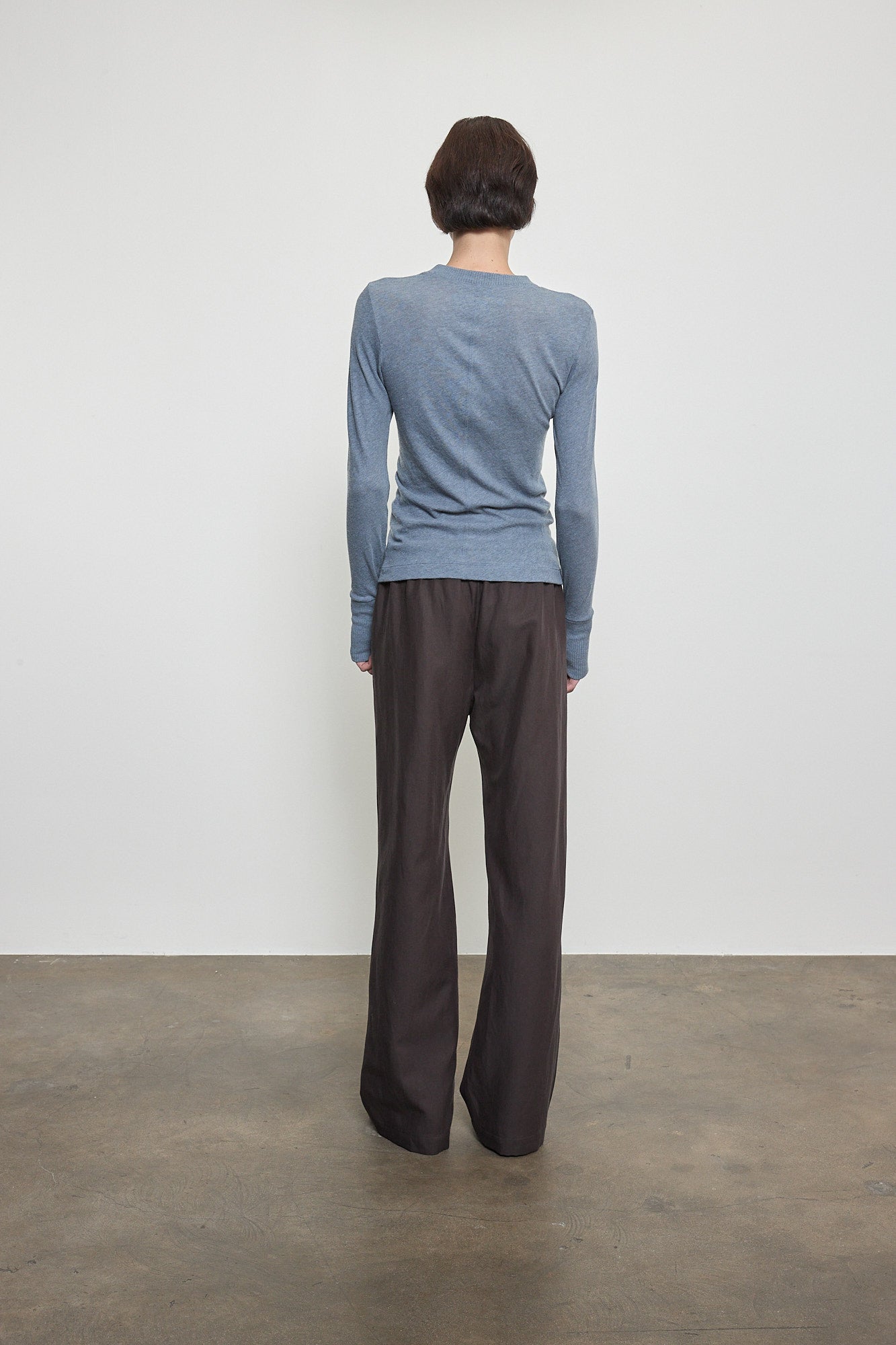 Cashmere Easy Cuffed Crew