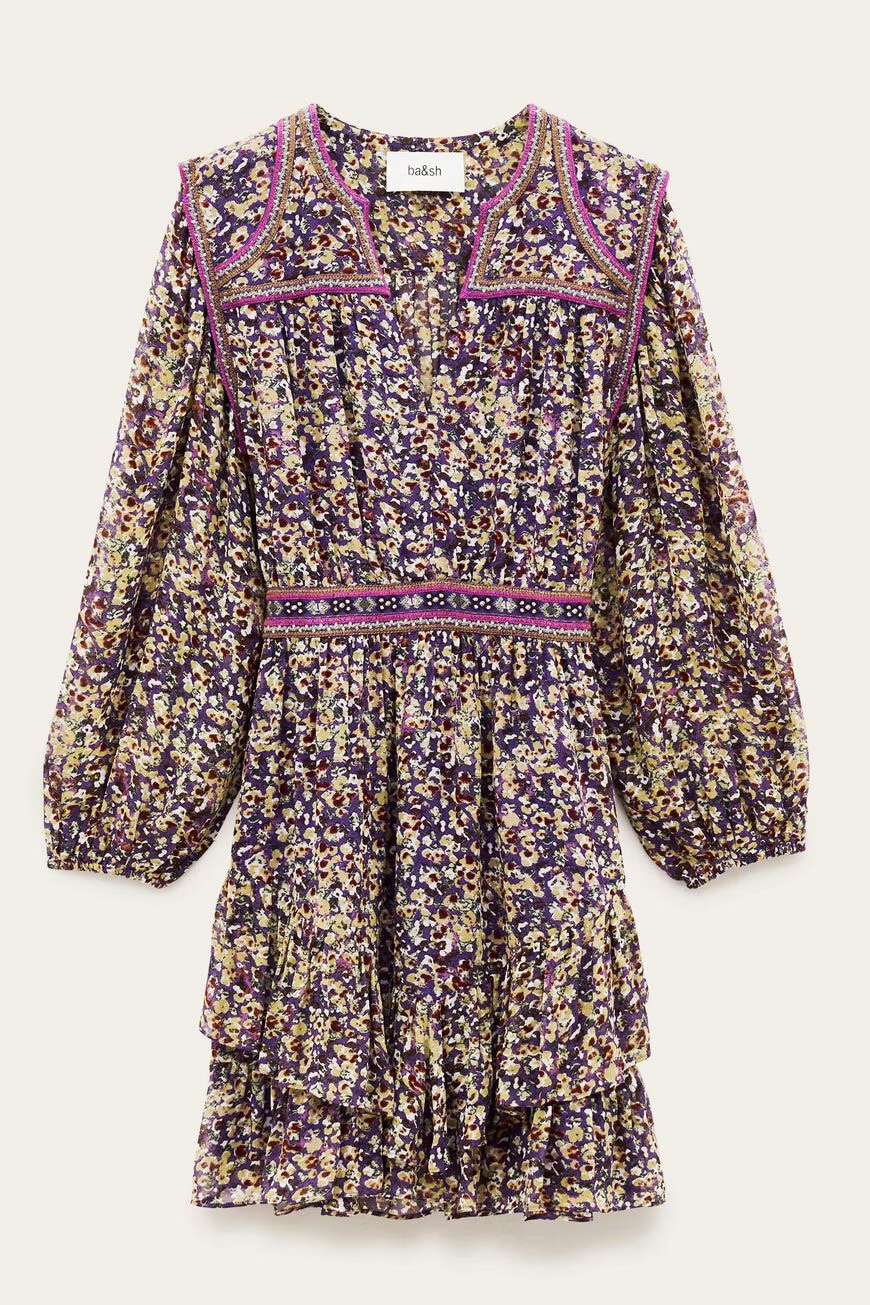 LOLY DRESS IN PURPLE