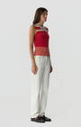 Guest In Residence COLLEGIATE STRIPE VEST at Romi Boutique
