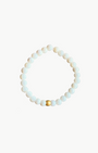 MARIT RAE CHARM BRACELET IN WHITE at Romi Boutique