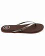 Solei Sea Copa Brown With Lizard Print Sandal at Romi Boutique