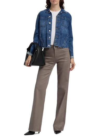 JANELLE SLIM RAW JACKET IN BRANSON