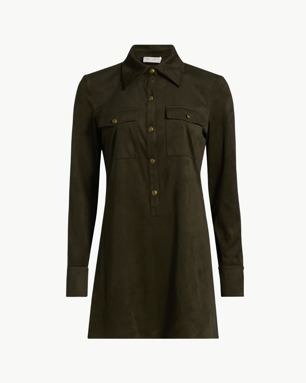 Ramy Brook MARIA FAUX SUEDE MINI DRESS at Romi Boutique