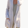 Oats Cashmere DAIS CARDIGAN IN NIMBUS at Romi Boutique