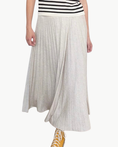 JERSEY SKIRT IN OAT