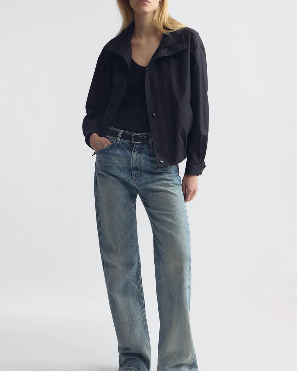 Nili Lotan Klaire Bomber Jacket at Romi Boutique