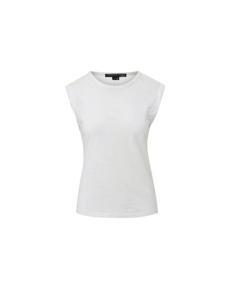 DREE MUSCLE TEE IN WHITE