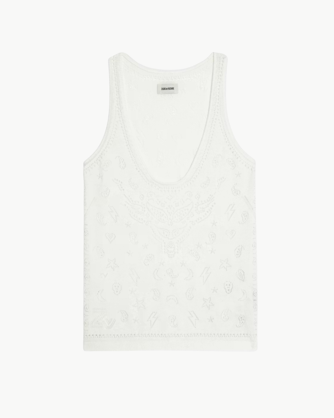 Zadig & Voltaire Jossy Bandana Tank at Romi Boutique