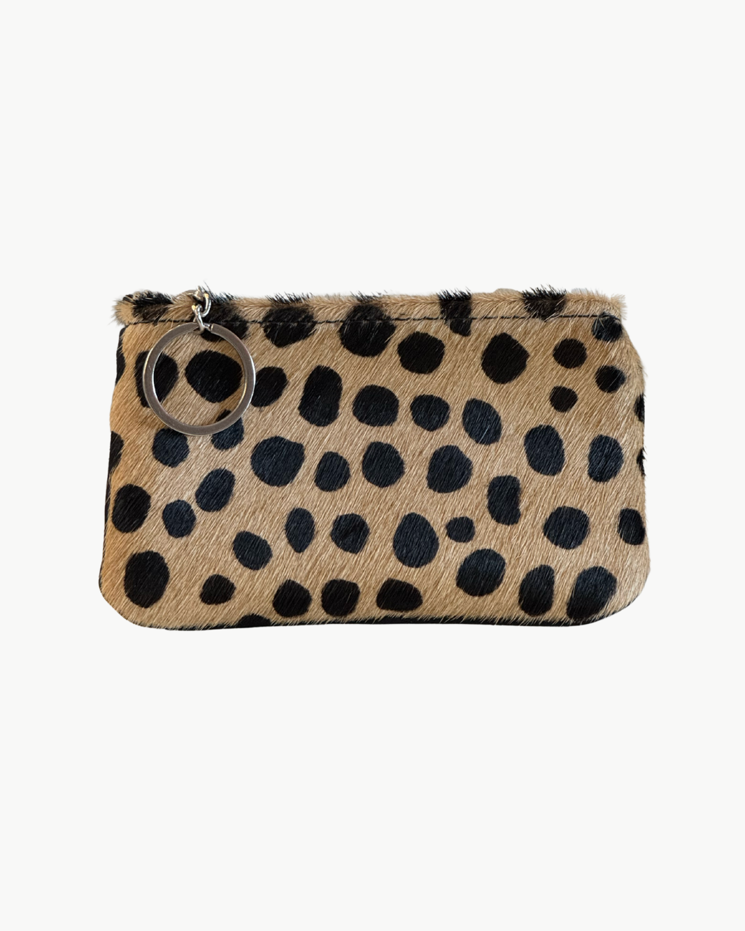 Cheetah Keychain Credit Card Pouch