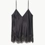 NADINE LACE CAMI TOP IN BLACK by Nili Lotan - Romi Boutique