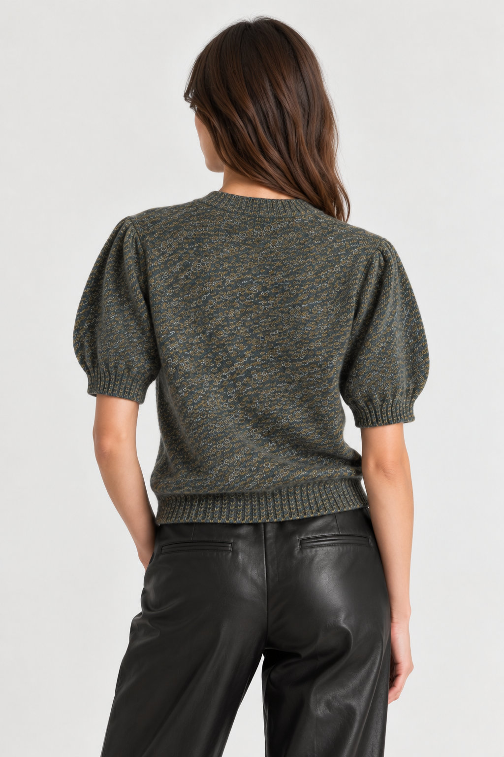 W.Cashmere Brenda Short Sleeves Sweater at Romi Boutique