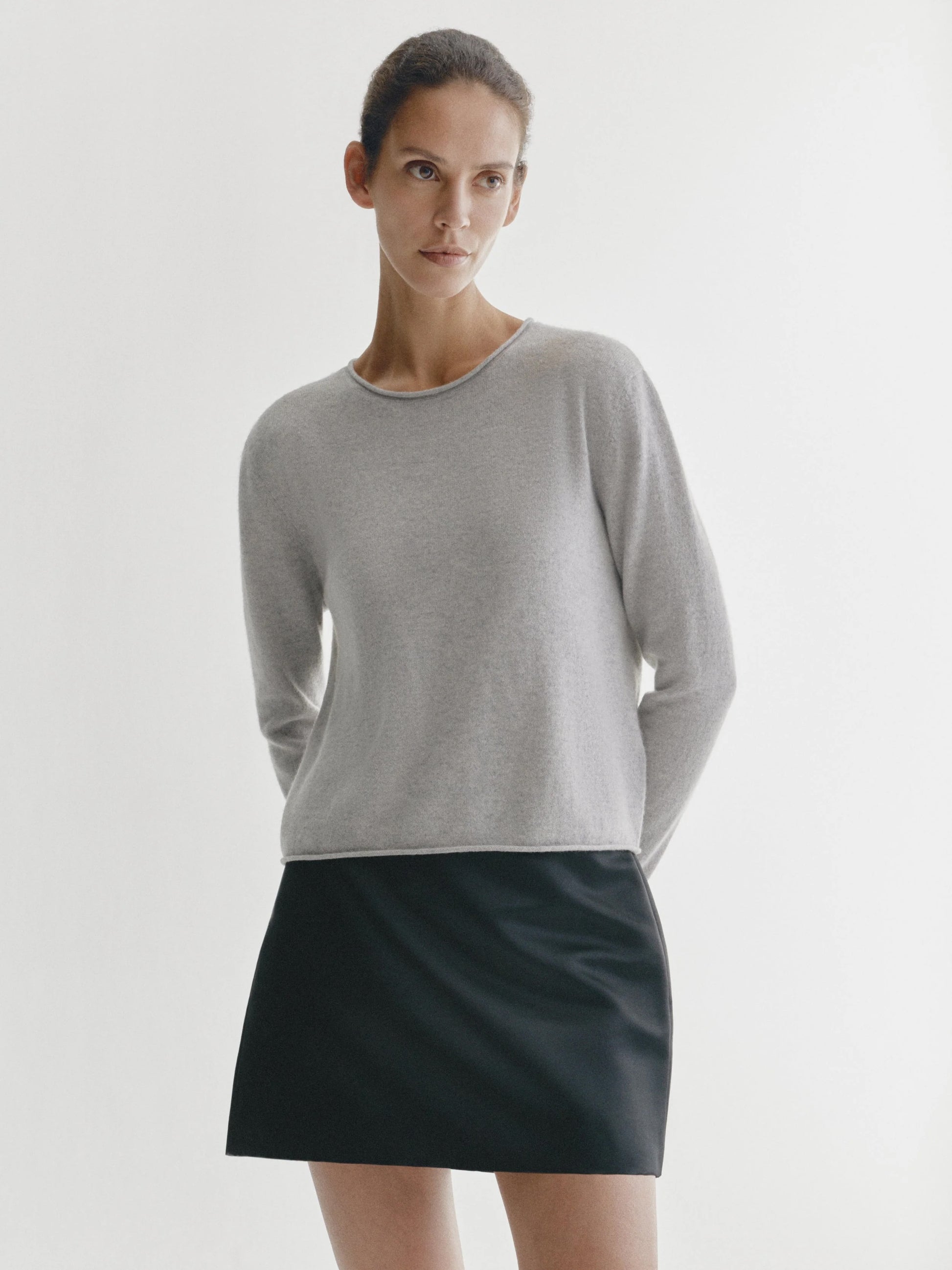 Lisa Yang Mini Skirt at Romi Boutique
