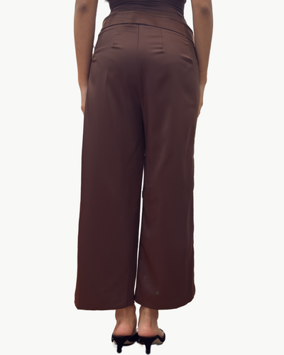 ALEX IN LIQUID SATIN BROWN