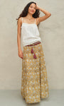 Mabe Tulsi Print Maxi Skirt at Romi Boutique