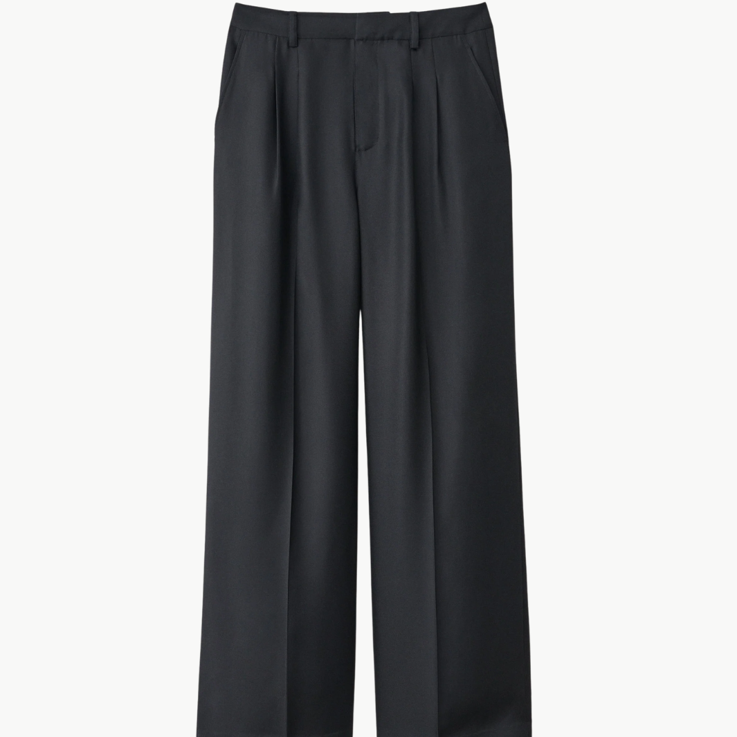 Wide Leg Tailored Trousers