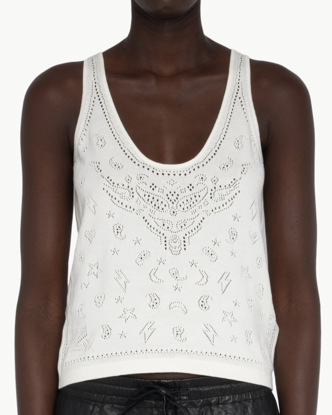 Zadig & Voltaire Jossy Bandana Tank at Romi Boutique