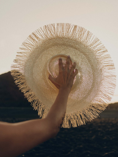 AURORA HAT IN NATURAL - Romi Boutique